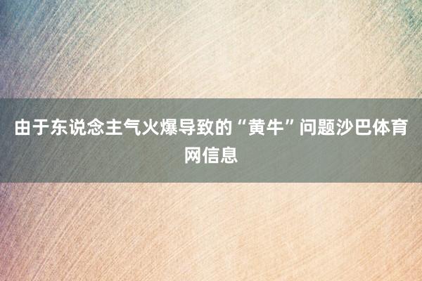 由于东说念主气火爆导致的“黄牛”问题沙巴体育网信息