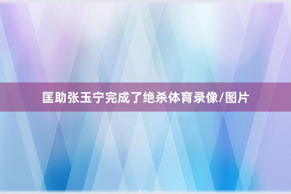 匡助张玉宁完成了绝杀体育录像/图片