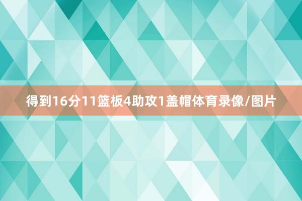 得到16分11篮板4助攻1盖帽体育录像/图片