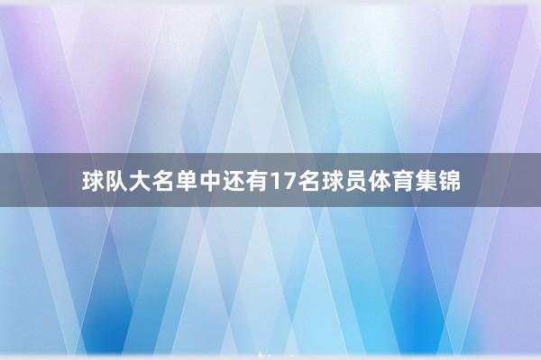 球队大名单中还有17名球员体育集锦