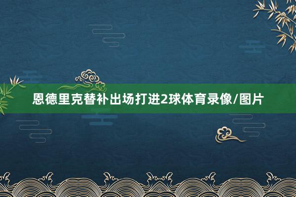 恩德里克替补出场打进2球体育录像/图片